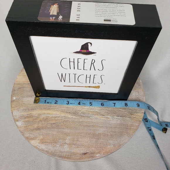 Rae Dunn Cheers, Witches Halloween Sign New - Picture 7 of 8